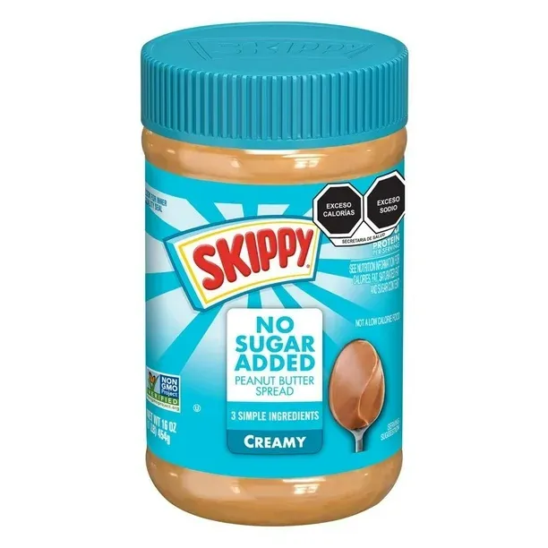 Skippy Peanut Butter No Sugar Added 454g