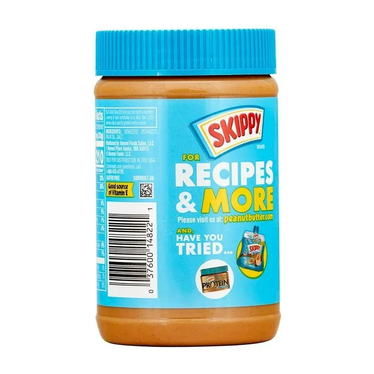 Skippy Peanut Butter No Sugar Added 454g